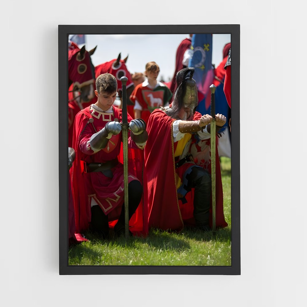 Poster Championnat des Chevaliers – affiche Buhurt (vue 2)